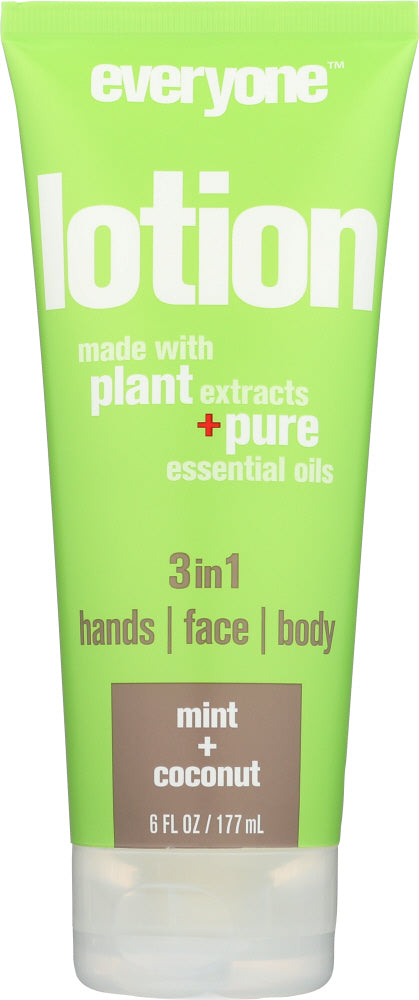 EVERYONE: 3 in 1 Lotion Mint & Coconut, 6 oz - Vending Business Solutions
