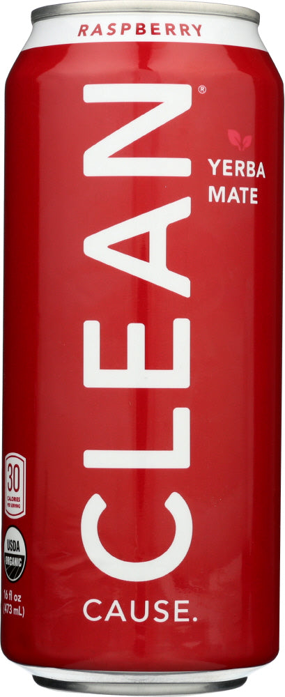 CLEAN CAUSE: Tea Yerba Mate Raspberry, 16 fo - Vending Business Solutions