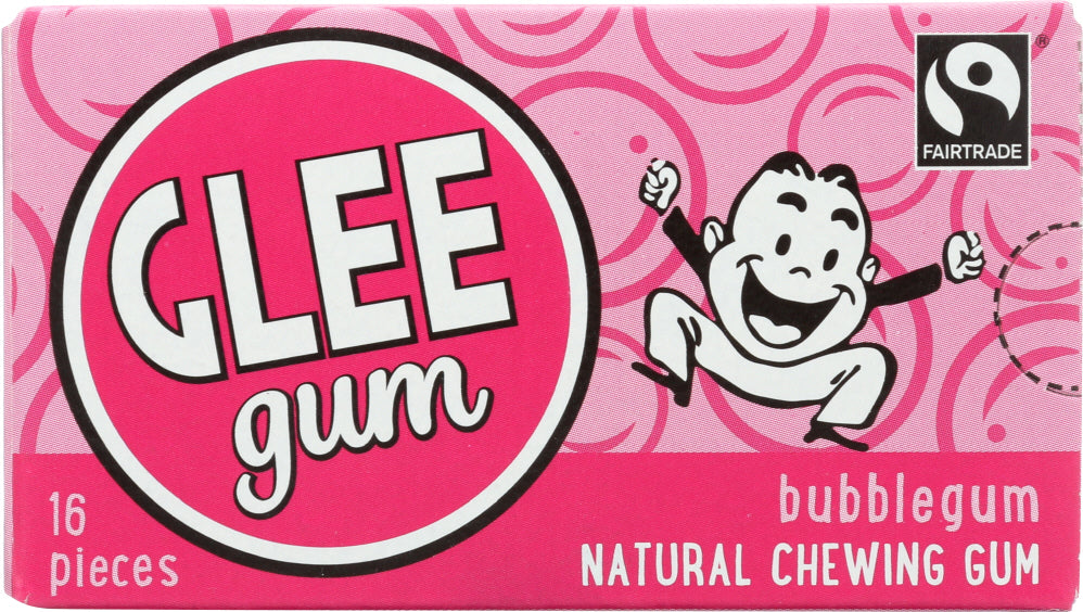 GLEE GUM: All Natural Bubble Gum, 16pcs - Vending Business Solutions