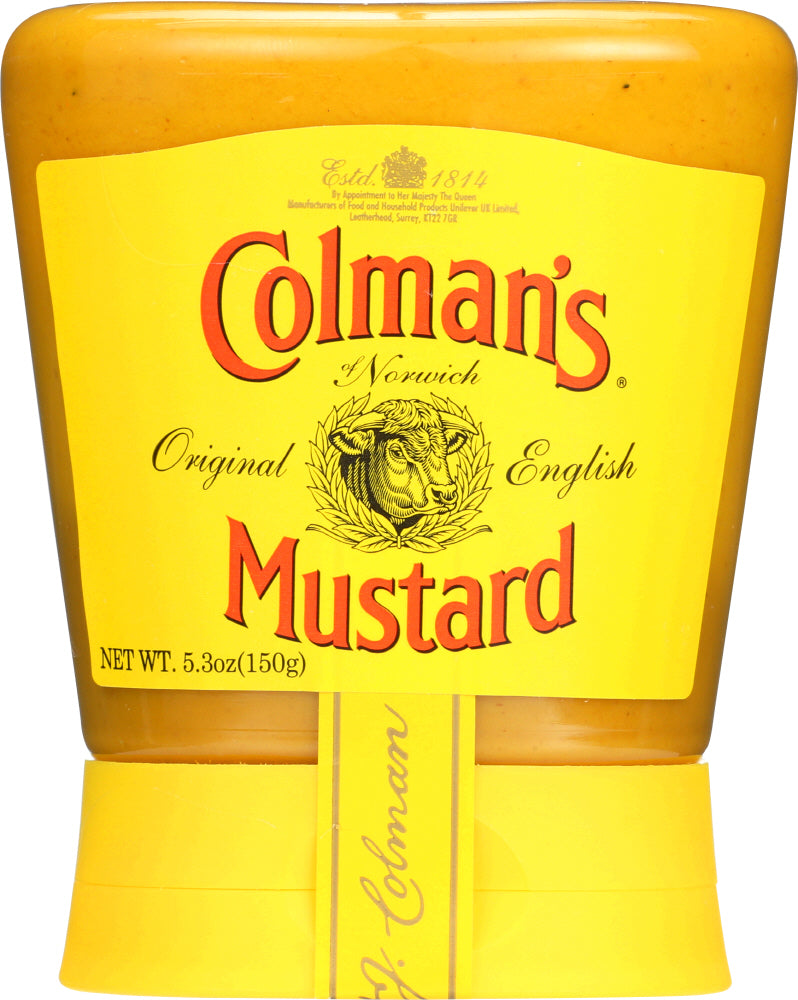 COLMAN'S: Original English Mustard Squeezable, 5.3 oz - Vending Business Solutions