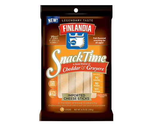 FINLANDIA: Cheese Stick Cheddar Gruyere, 6.75 oz - Vending Business Solutions