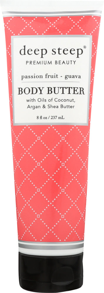 DEEP STEEP: Body Butter Passion Fruit Guava, 8 oz - Vending Business Solutions