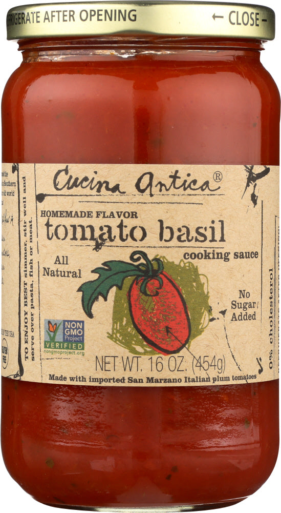 CUCINA ANTICA: Tomato Basil Sauce, 16 oz - Vending Business Solutions
