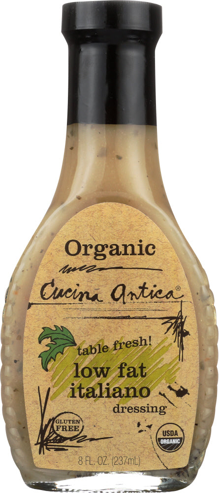 CUCINA ANTICA: Organic Dressing Low Fat Italiano, 8 oz - Vending Business Solutions