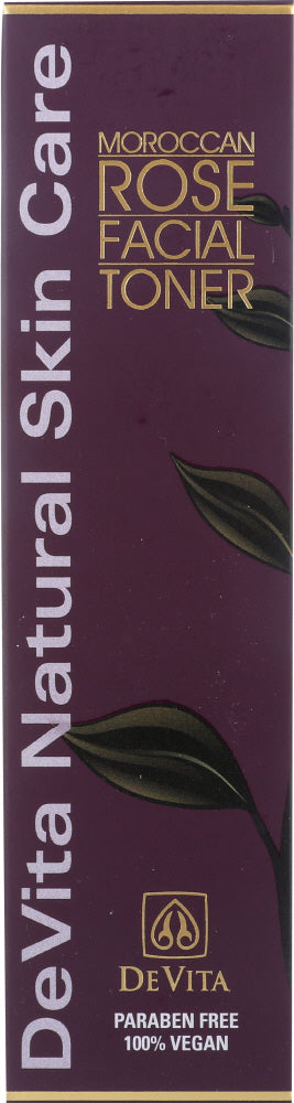 DEVITA INTERNATIONAL: Face Toner Moroccan Rose, 6 oz - Vending Business Solutions
