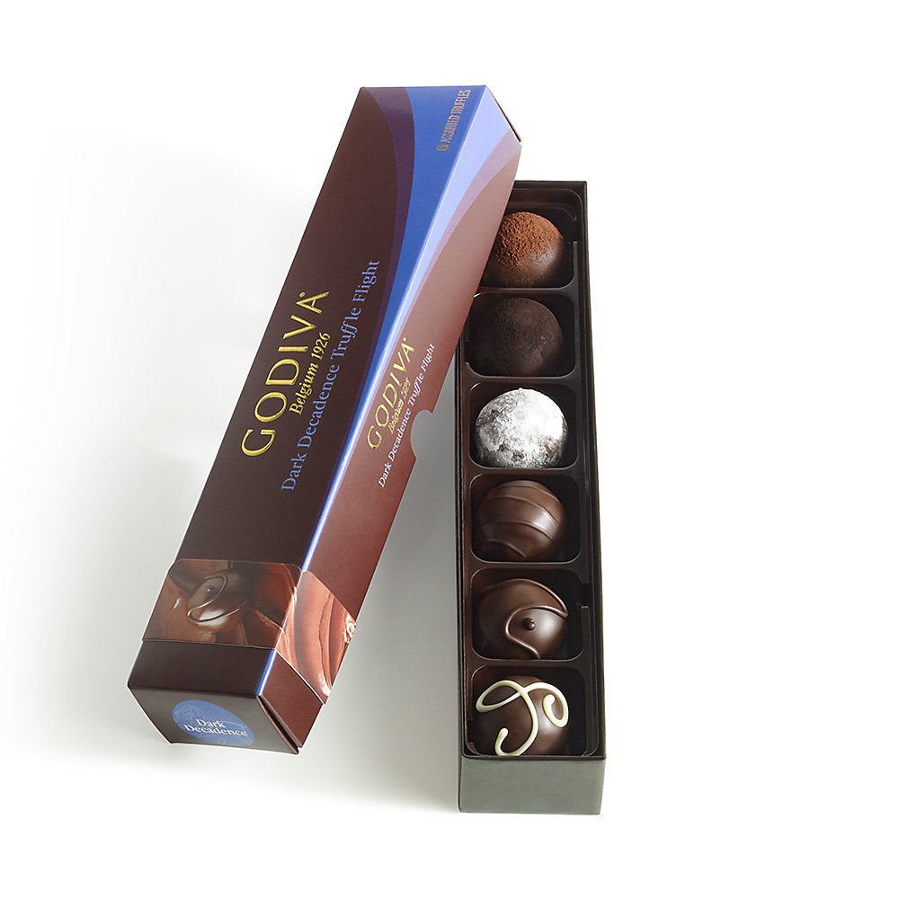 GODIVA: Chocolate Dark Truffle Flight, 3.9 oz - Vending Business Solutions