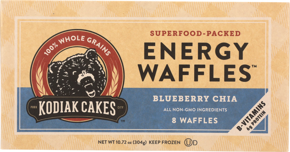 KODIAK: Waffle Blueberry Chia Frozen, 10.72 oz - Vending Business Solutions
