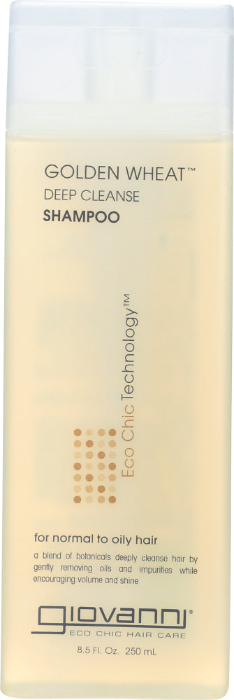GIOVANNI COSMETICS: Golden Wheat Shampoo For Normal To Oily Hair, 8.5 oz - Vending Business Solutions