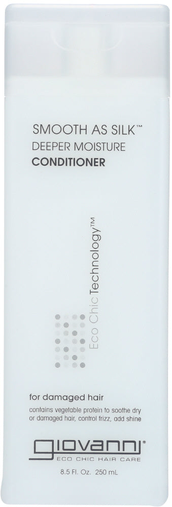GIOVANNI COSMETICS: Organic Hair Care Smooth As Silk Conditioner, 8.5 oz - Vending Business Solutions