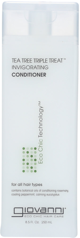 GIOVANNI COSMETICS: Tea Tree Triple Treat Conditioner, 8.5 oz - Vending Business Solutions