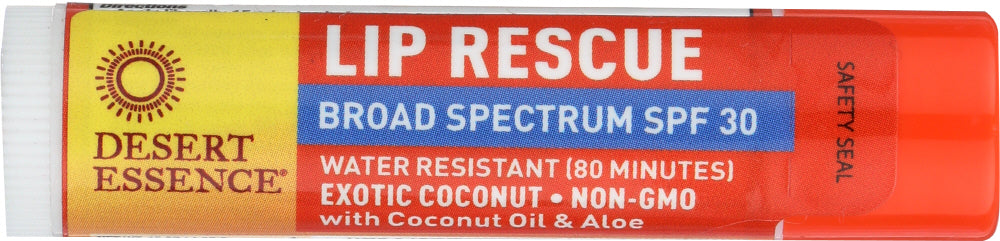 DESERT ESSENCE: Lip Balm Coconut SPF 30, .15 oz - Vending Business Solutions