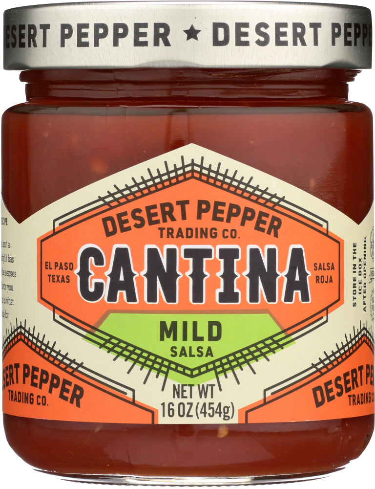 DESERT PEPPER: Salsa Cantina Mild Red, 16 oz - Vending Business Solutions