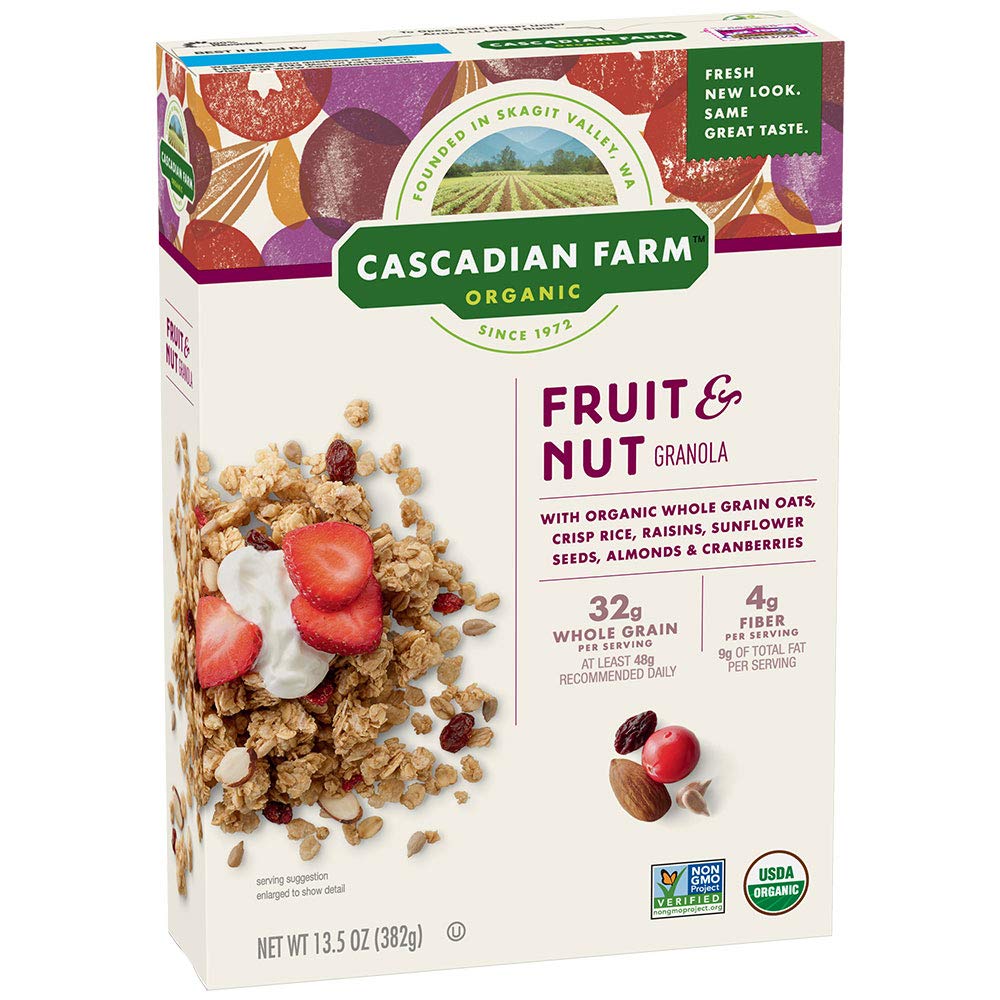 CASCADIAN FARM: Fruit and Nut Granola, 13.5 oz - Vending Business Solutions