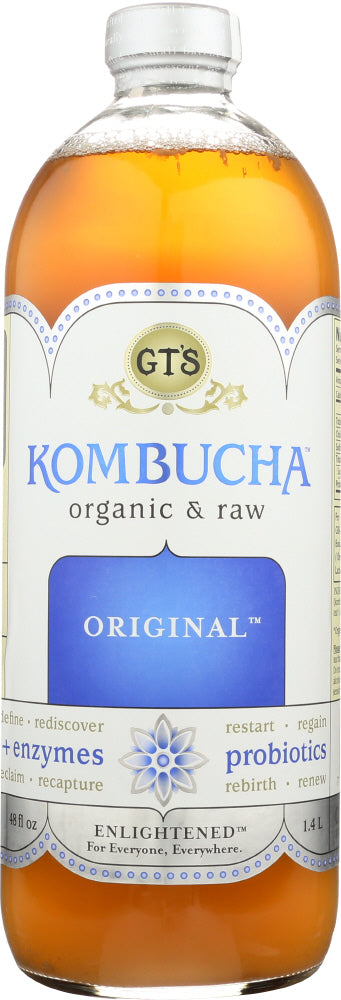 GT'S ENLIGHTENED KOMBUCHA: Original Kombucha, 48 oz - Vending Business Solutions