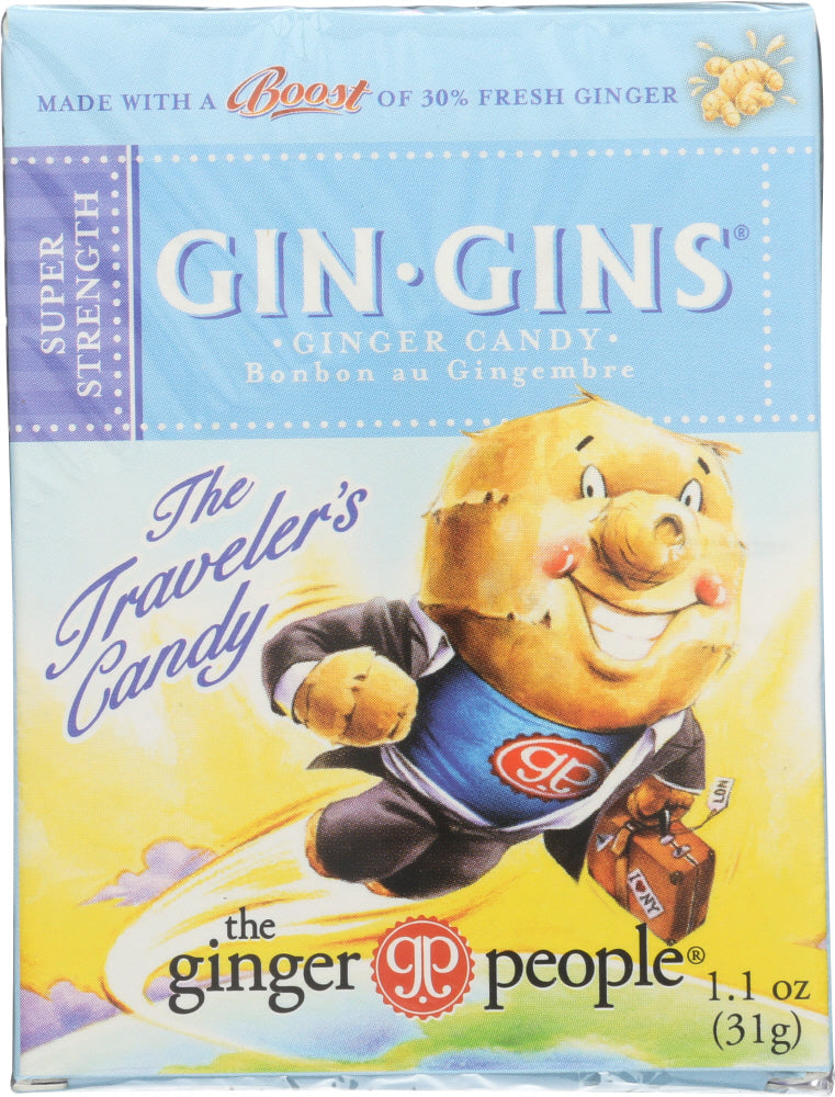 GINGER PEOPLE: Super Strength Ginger Candy, 1.1 oz - Vending Business Solutions