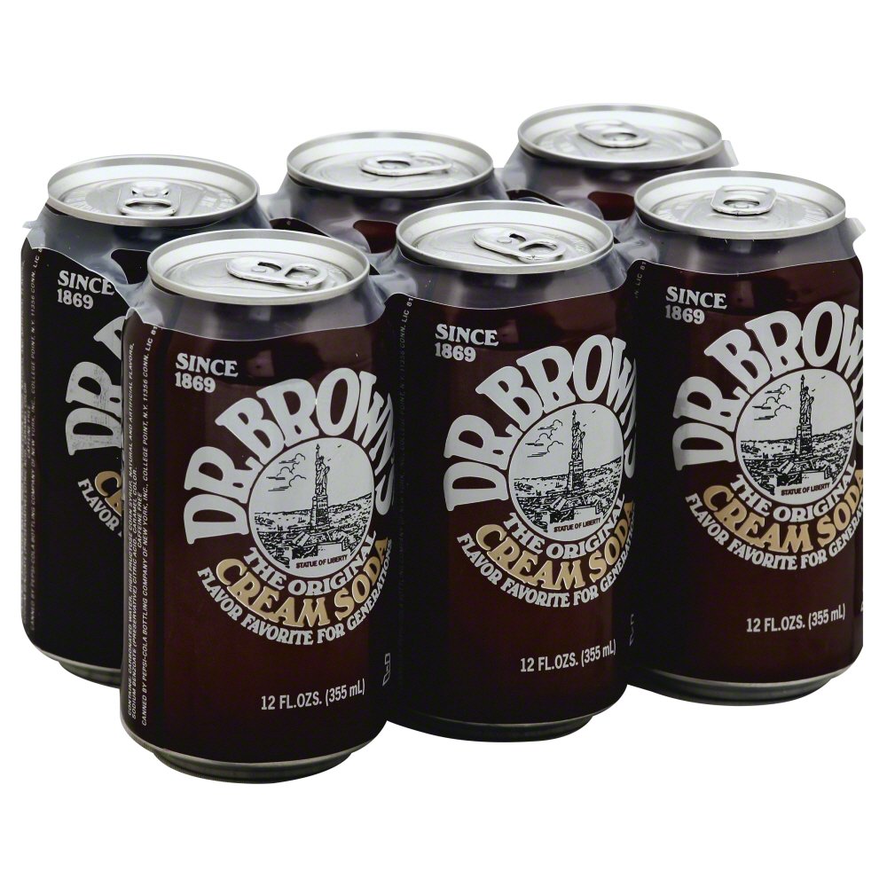 DR BROWNS: Original Cream Soda 6-12 fl oz, 72 fl oz - Vending Business Solutions
