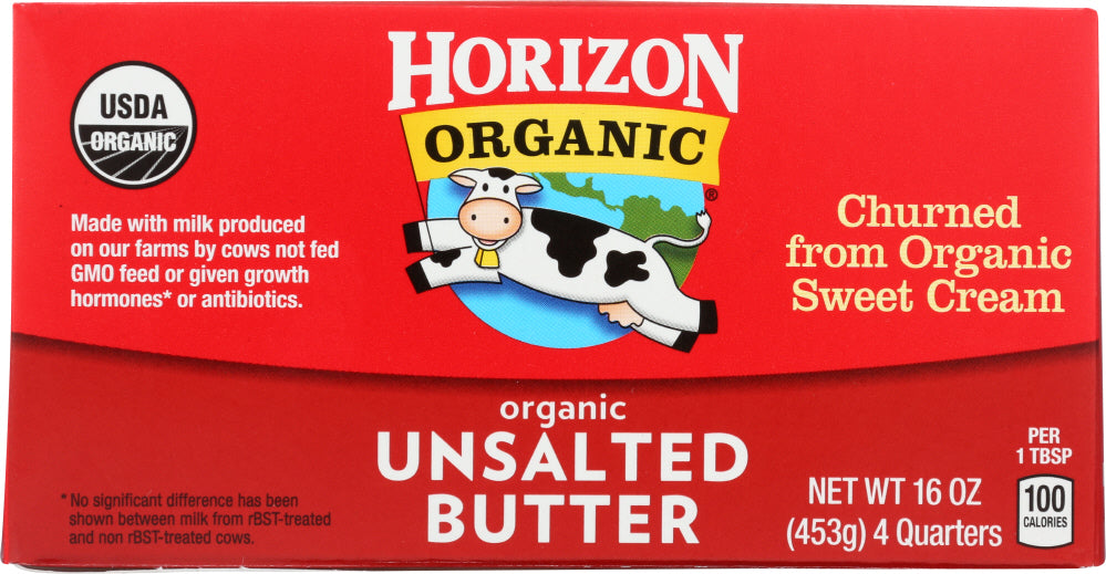 HORIZON: Organic Unsalted Butter, 16 oz - Vending Business Solutions