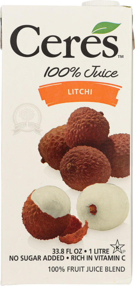 CERES: Litchi Juice, 33.8 fo - Vending Business Solutions