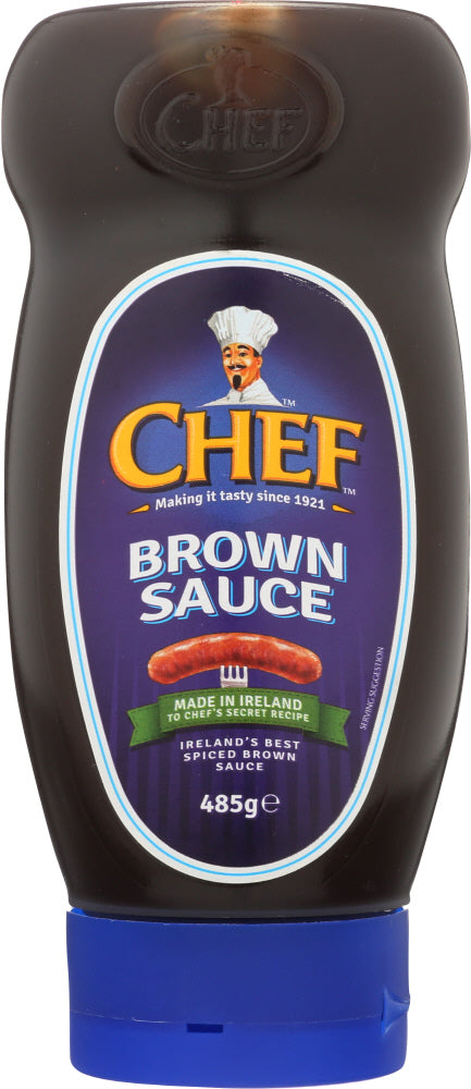 CHEF: Brown Sauce Squeeze, 17.1 oz - Vending Business Solutions