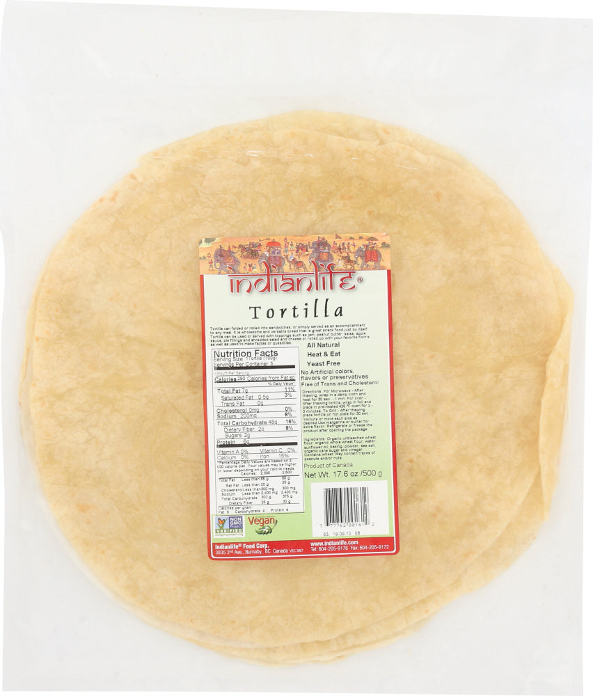 INDIANLIFE: Tortilla Wrap, 500 gm - Vending Business Solutions