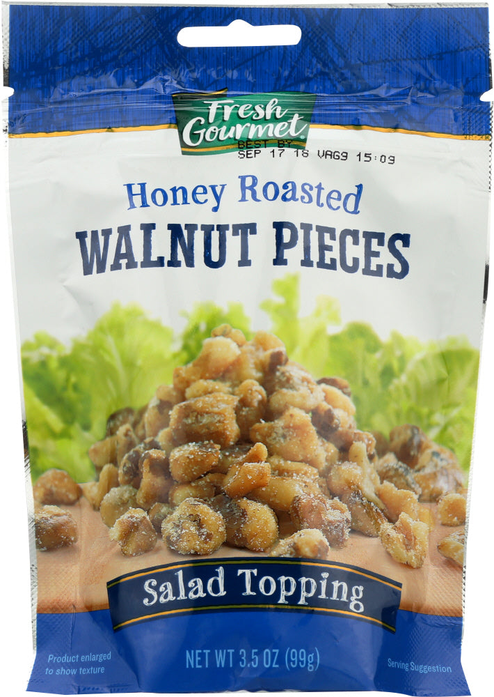 FRESHGOURMET: Walnut Pieces Glazed, 3.5 oz - Vending Business Solutions