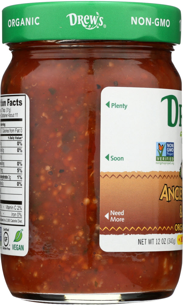 DREWS: Ancient Grains and Kale Salsa Organic, 12 oz - Vending Business Solutions