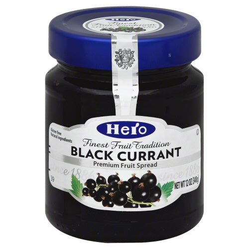 HERO: Fruit Spread Black Currant, 12 oz - Vending Business Solutions