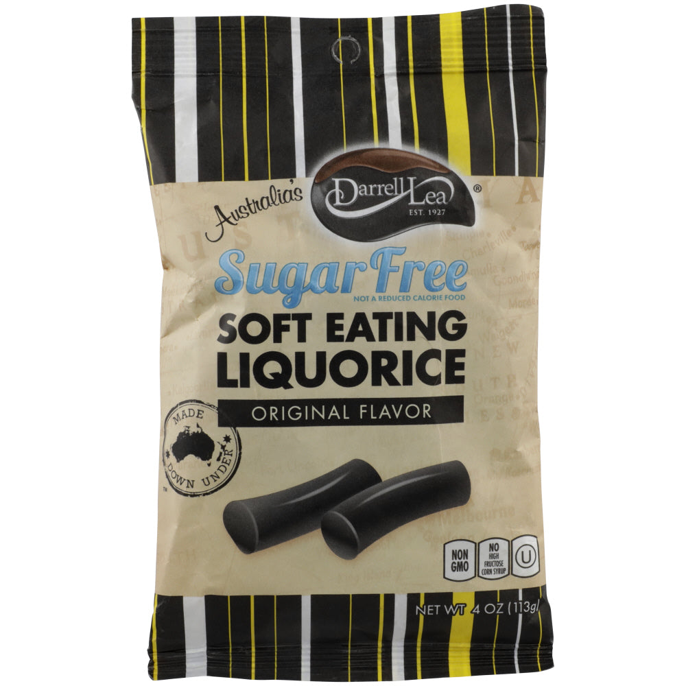 DARRELL LEA: Licorice Original Sugar Free, 4 oz - Vending Business Solutions