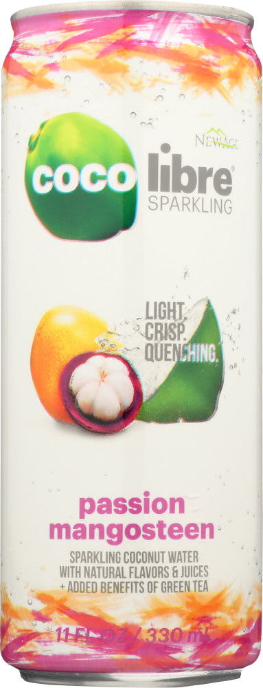 COCO LIBRE: Sparkling Coconut Water Passion Mangosteen, 11 fl oz - Vending Business Solutions