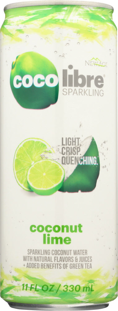 COCO LIBRE: Sparkling Coconut Water Coconut Lime, 11 fl oz - Vending Business Solutions