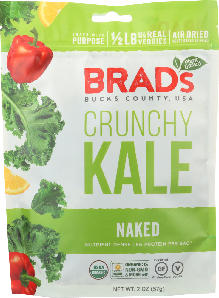 BRADS PLANT BASED: Crunchy Kale Naked, 2 oz - Vending Business Solutions
