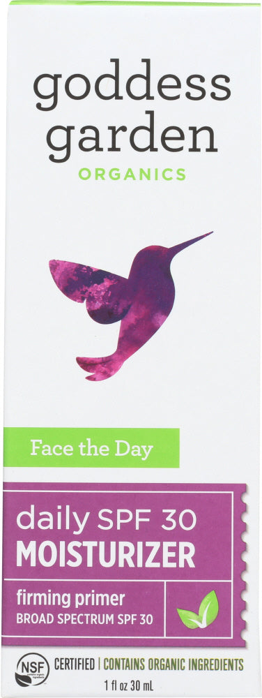 GODDESS GARDEN: Face the Day Daily SPF 30 Moisturizer, 1 oz - Vending Business Solutions