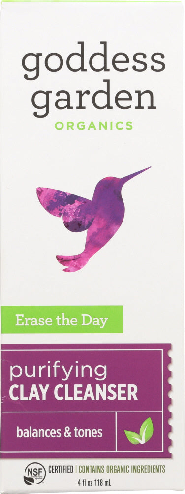 GODDESS GARDEN: Erase the Day Purifying Clay Cleanser, 4 oz - Vending Business Solutions