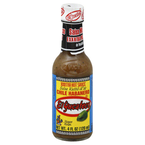 EL YUCATECO: Sauce Habanero Extra Hot, 4 oz - Vending Business Solutions