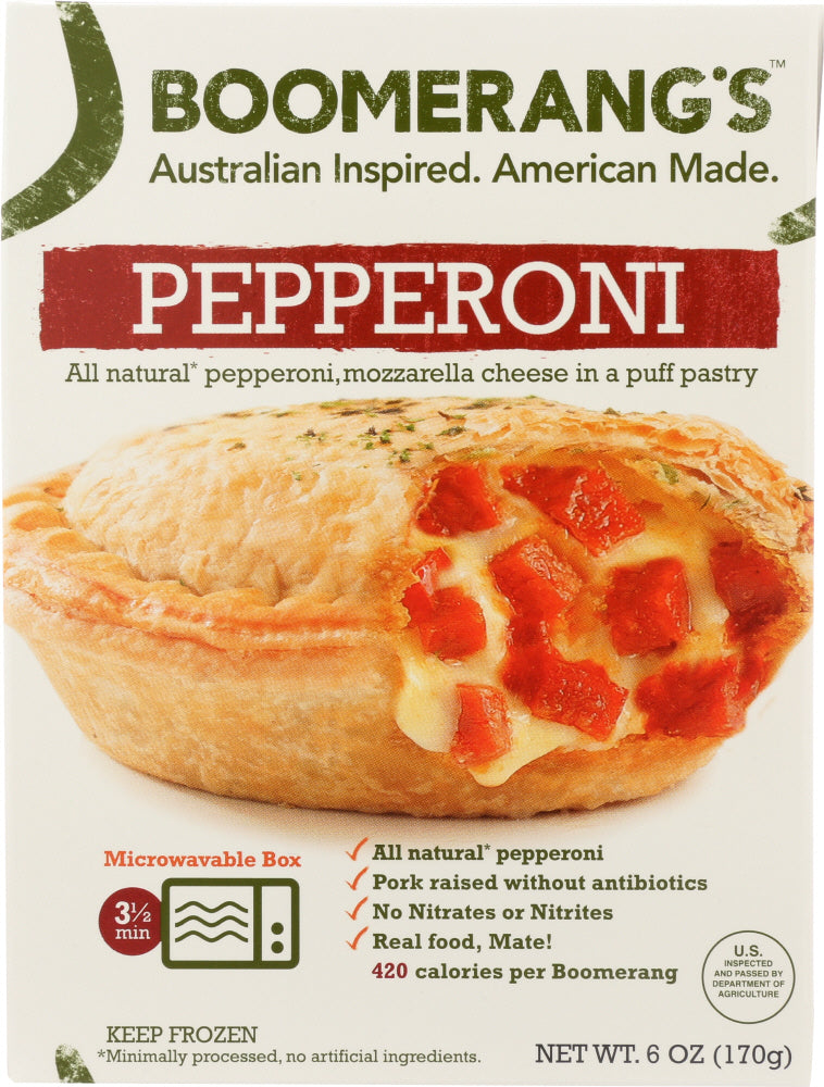 BOOMERANGS: Pepperoni Pie, 6 oz - Vending Business Solutions