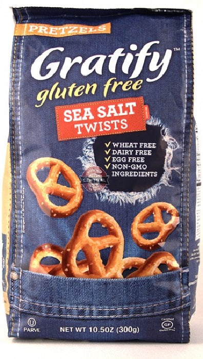 GRATIFY: Pretzel Twist Gluten Free, 10.5 oz - Vending Business Solutions
