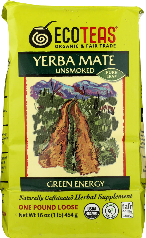 ECO TEA: Organic Yerba Mate Tea Loose, 16 oz - Vending Business Solutions