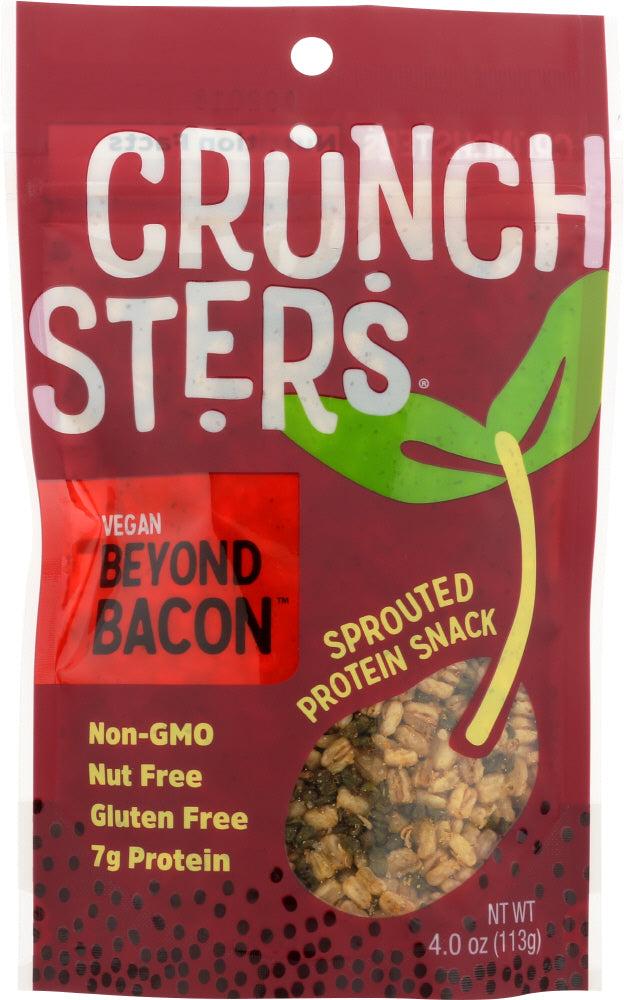 CRUNCHSTERS: Protein Snack Vegan Beyond Bacon, 4 oz - Vending Business Solutions