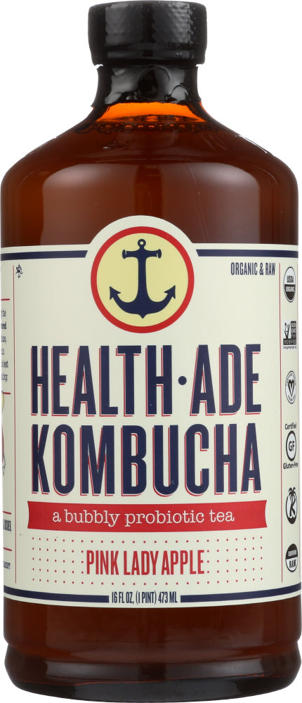 HEALTH ADE: Pink Lady Apple Kombucha, 16 oz - Vending Business Solutions