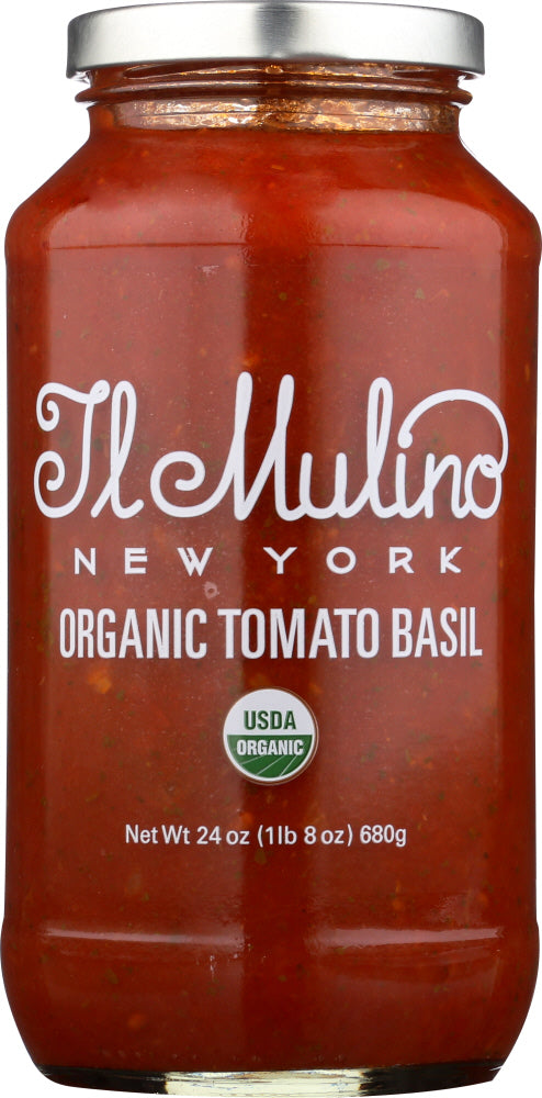IL MULINO: Organic Tomato Basil Sauce, 24 fo - Vending Business Solutions