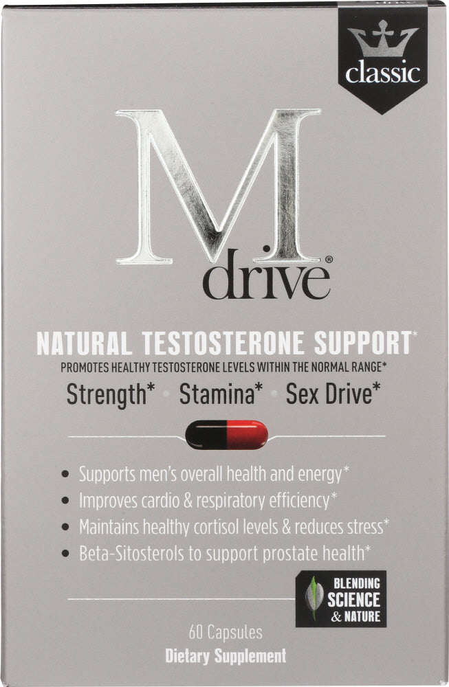 DREAMBRANDS: Mdrive Classic Natural Testosterone Support, 60 Capsules - Vending Business Solutions