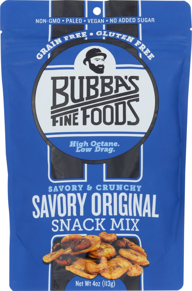 BUBBAS FINE FOODS LLC: Mix Snack Savory Original, 4 oz - Vending Business Solutions