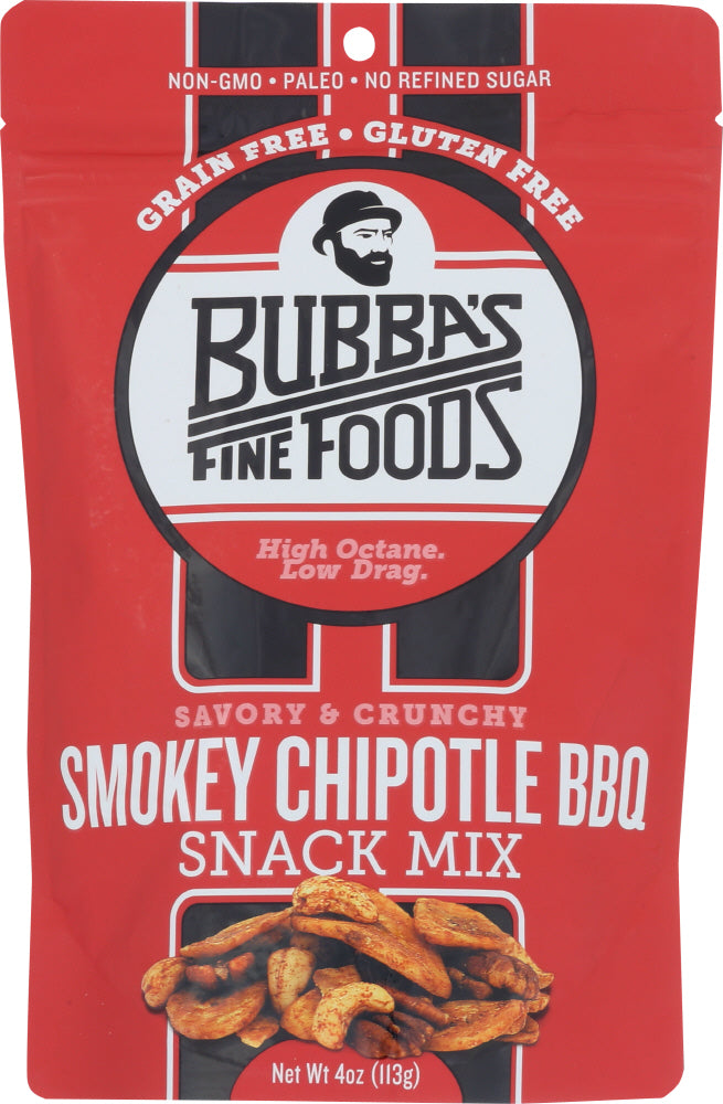 BUBBAS FINE FOODS: Mix Snack Smokey Chipotle, 4 oz - Vending Business Solutions