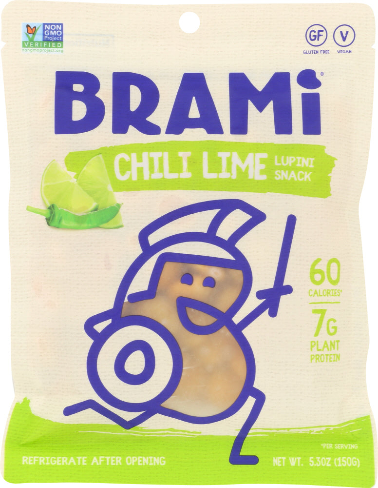 BRAMI LUPINI SNACK: Bean Chili Lime, 5.3 oz - Vending Business Solutions