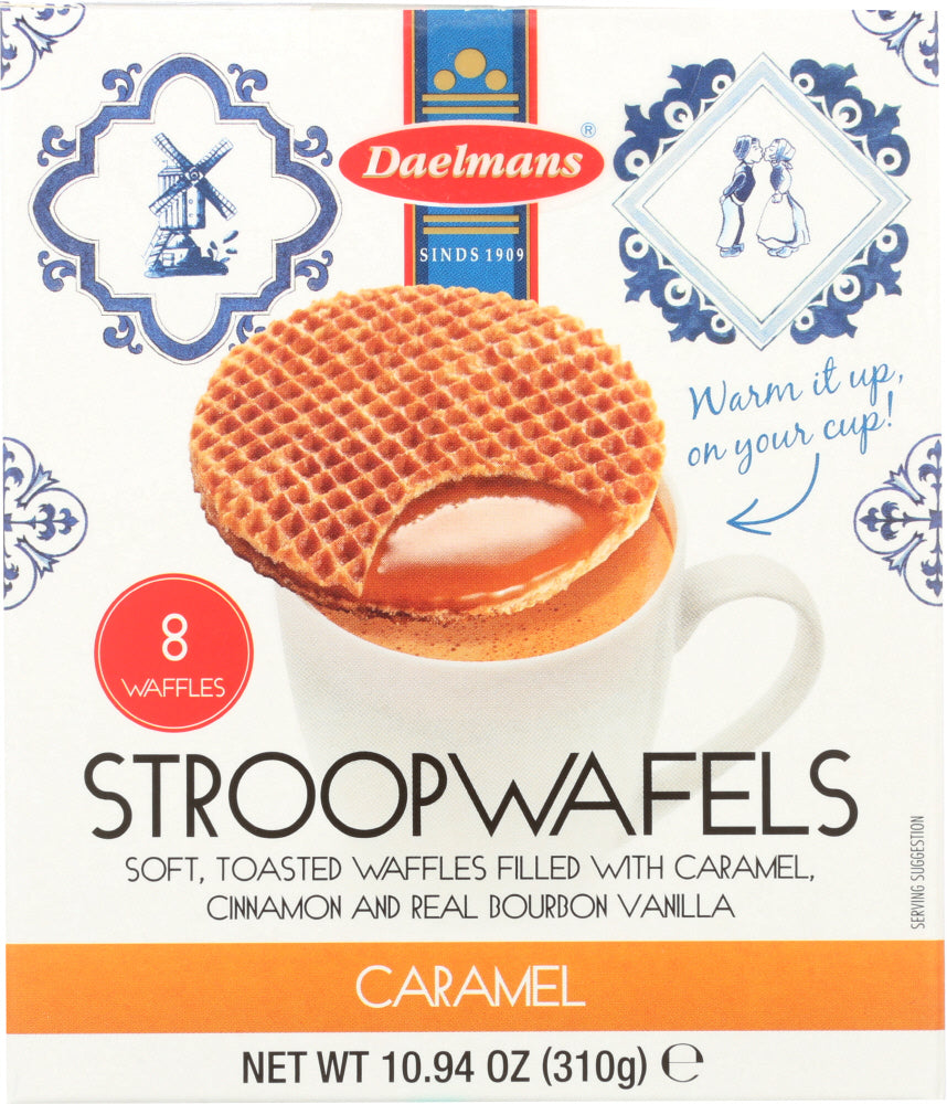 DAELMANS: Jumbo Caramel Stroopwafels, 10.94 oz - Vending Business Solutions