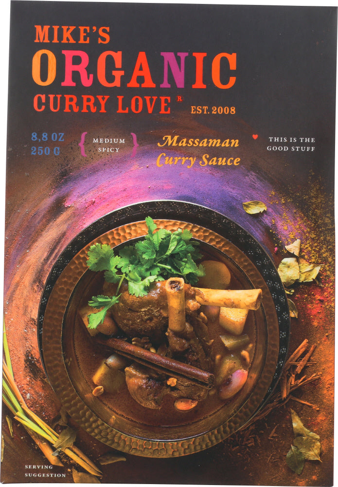 CURRY LOVE: Organic Massaman Curry Sauce, 8.8 oz - Vending Business Solutions