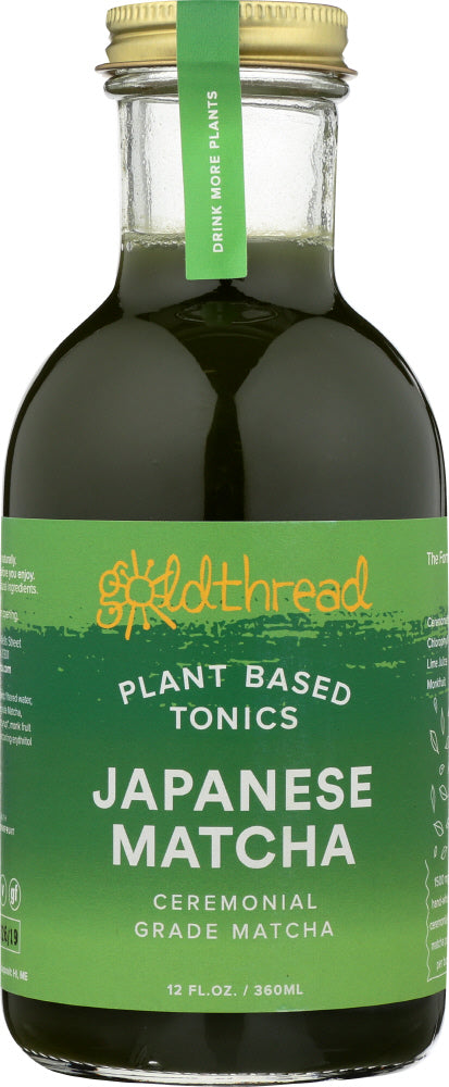 GOLDTHREAD: Japanese Matcha Tonic, 12 fo - Vending Business Solutions