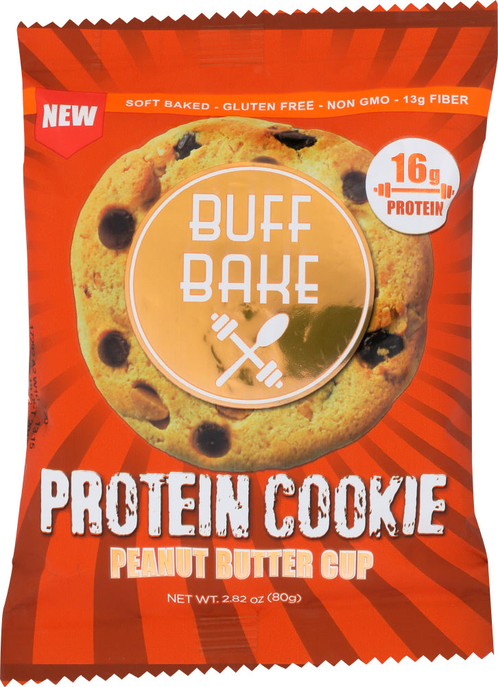 BUFF BAKE: Protein Cookie Peanut Butter Cup, 2.82 oz - Vending Business Solutions