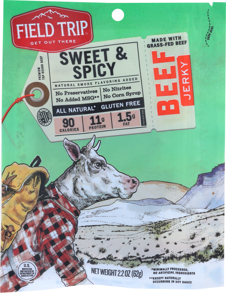 FIELDTRIP: Jerky Beef Honey Spice #11, 2.2 oz - Vending Business Solutions