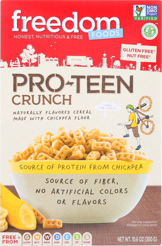 FREEDOM FOODS: Pro-Teen Crunch Cereal, 10.6 oz - Vending Business Solutions